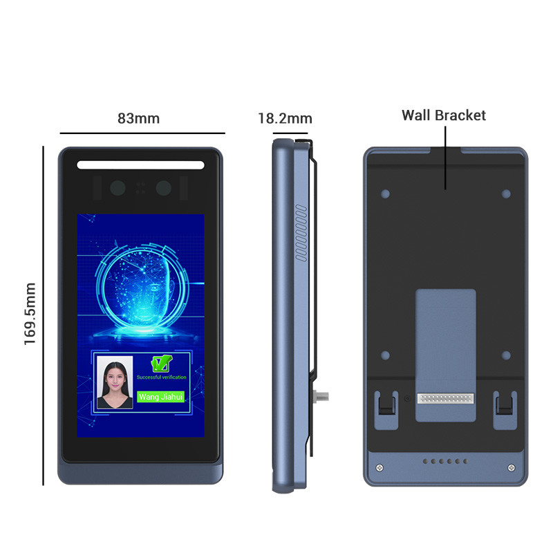 AI Face Recognition Time Attendance Machine IP65 For Office / Mall