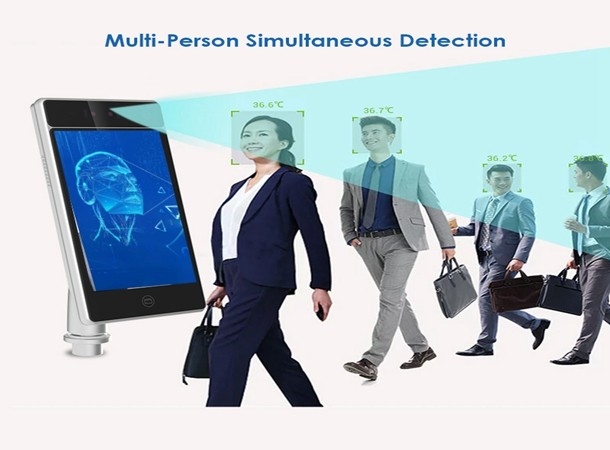 Thermal Infrared Facial Recognition Door Entry System 10 Inch IPS LCD screen