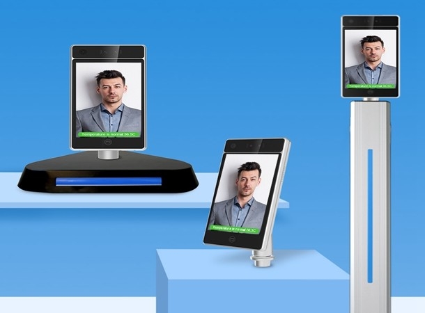 Thermal Infrared Facial Recognition Door Entry System 10 Inch IPS LCD screen